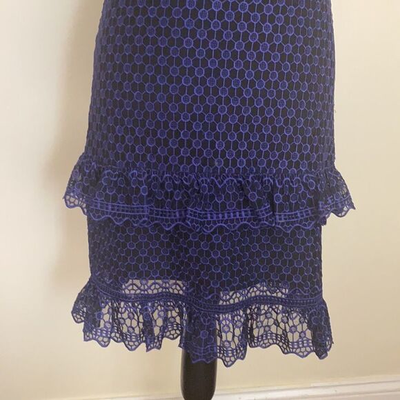 NWT Parker Ultraviolet Ruffle Lace Dress Size XS - Picture 9 of 14